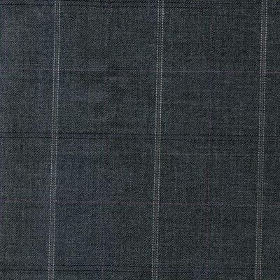 Classic Custom TROUSER 1 29 DBN314A 100%Wool SUPER120S Check Grey