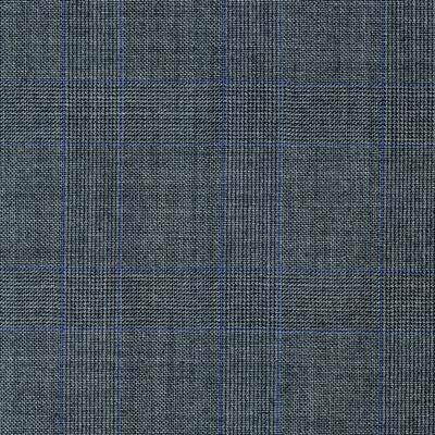 Classic Custom TROUSER 5 298 DBS137A 100%Wool SUPER100S Check Grey