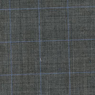 Classic Custom TROUSER 3 178 DBS157A 100%Wool SUPER140S Check Grey