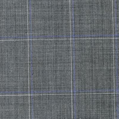 Classic Custom TROUSER 3 173 DBS169A 100%Wool SUPER140S Check Grey