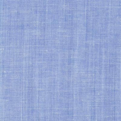 Classic Custom TROUSER 5 268 DBS231A 73%Wool27%Linen Stripe Blue