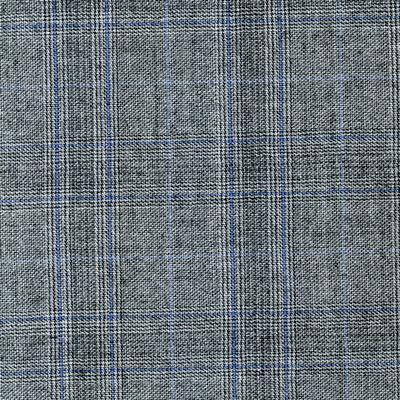 Classic Custom TROUSER 5 295 DBS234A 100%Wool SUPER110S Check Grey