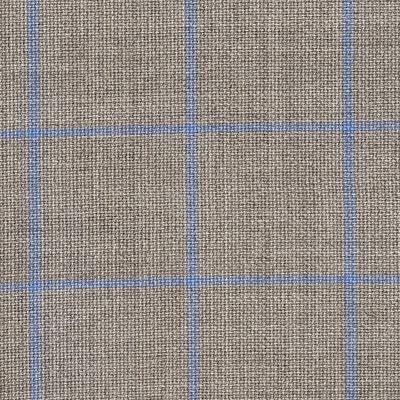 Classic Custom VEST 5 260 DBT570A 100%Wool Check Grey