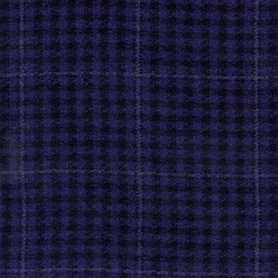 Classic Custom TROUSER 6 349 DBT599A 100%Wool Check Blue