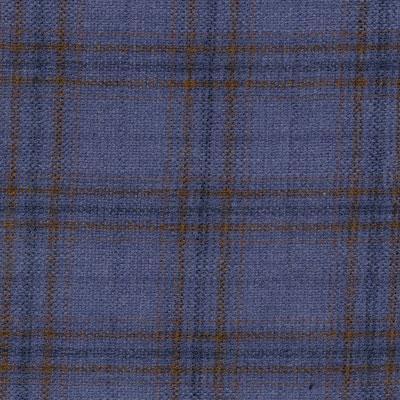 Classic Custom TROUSER 6 344 DBT610A 90%Wool10%Cashmere Check Blue